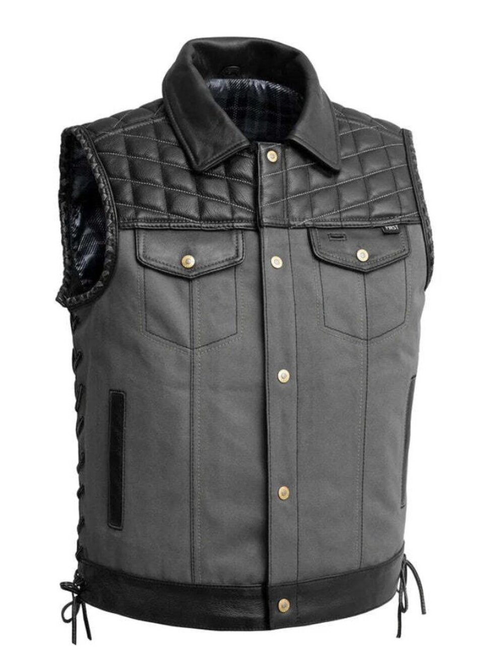 Steel Stitch Men's Leather Vest